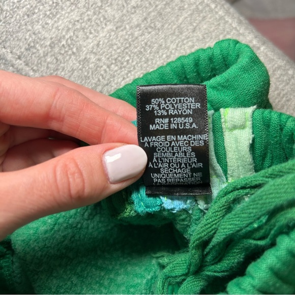 Aviator Nation 5 Stripe Sweatpants Green Size Extra Small - Picture 10 of 12